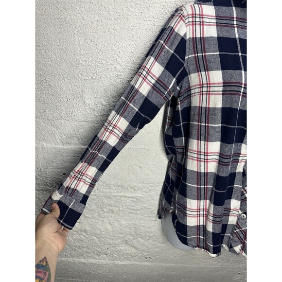 Wool Rich Woman’s flannel Plaid Size Large - Picture 2 of 8